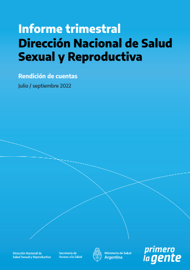 Informe Trimestral Dirección Nacional De Salud Sexual Y Reproductiva Fusa Ac 0776